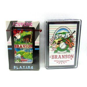 Lot of 2 New & Sealed BRANSON Playing Cards -  Free Shipping